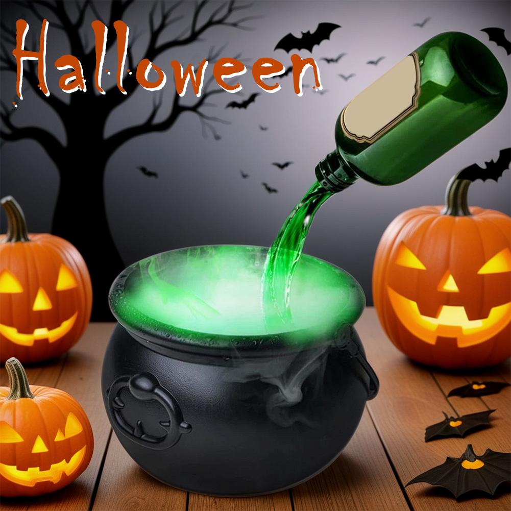 Halloween Black Wizard Bowl Magic Float Bottle And Diffuser Indoor Home Bar Magic Party Horror Ghost Props Halloween Decoration(Complete Halloween Kit & Easy Setup